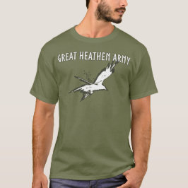 Camiseta Gran cuervo que vuela pagano del ejército el |