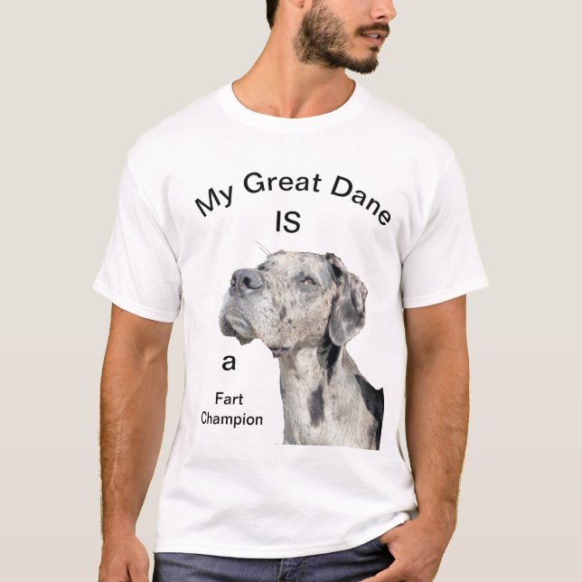 Camiseta Gran Dane Fart Funny (Anverso)