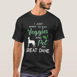 Camiseta Gran Dane Funny Dueño De Perro Vegan Lover Xmas Na