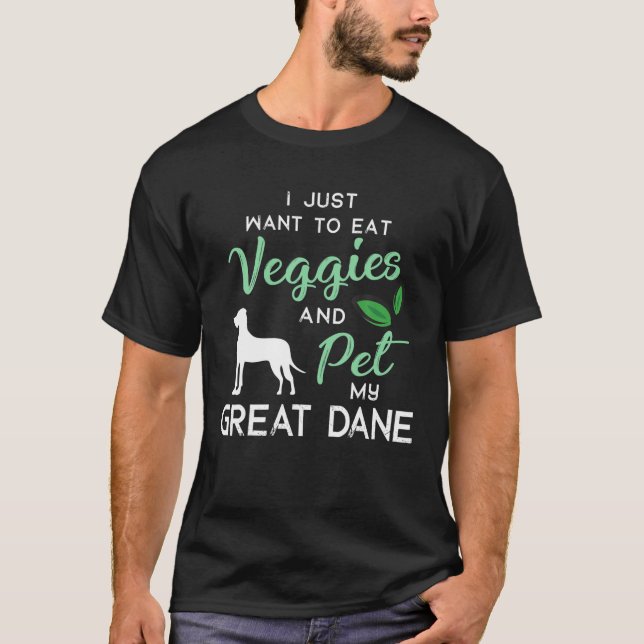 Camiseta Gran Dane Funny Dueño De Perro Vegan Lover Xmas Na (Anverso)