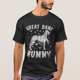 Camiseta Gran Dane Mummy Halloween