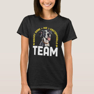 Camiseta Gran Dane y yo imparable Team Dog Funny Sayin