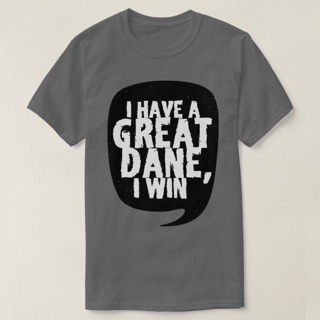 Camiseta Gran danés 2 (Diseño del anverso)