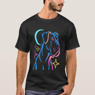 Camiseta Gran Danés Arte Perro 80s 90s