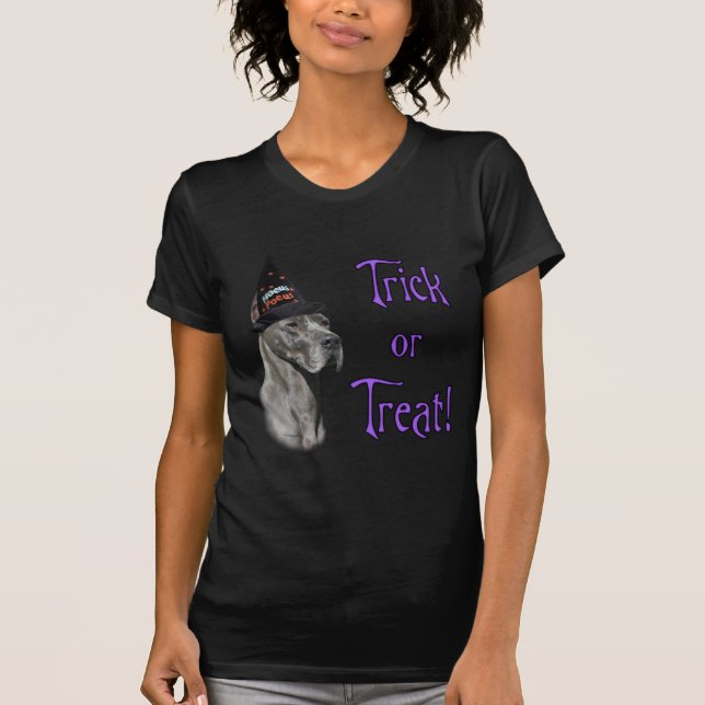 Camiseta Gran danés (azul) Trick (Anverso)