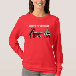 Camiseta Gran Danés Bulldog Francés Navidad Diversión