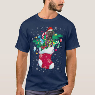 Camiseta Gran Danés En Navidades Graciosos Encenden A Pajam