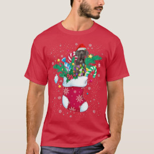 Camiseta Gran Danés En Navidades Graciosos Encenden A Pajam