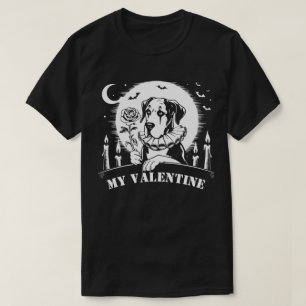 Camiseta Gran Danés "Mi San Valentín"