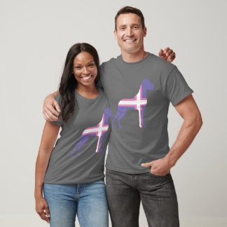 Camiseta Gran Danés Púrpura
