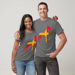 Camiseta Gran Danés Rojo