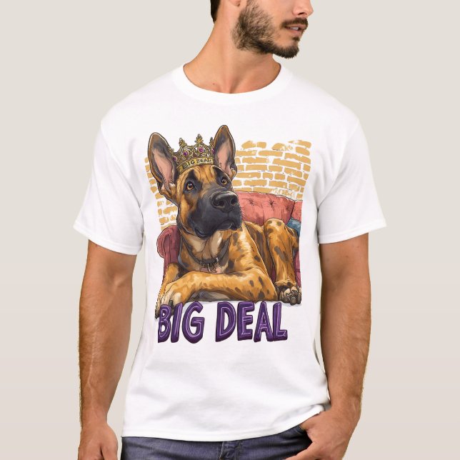 Camiseta Gran dano - Diseño de Personalizados de Big Deal R (Anverso)