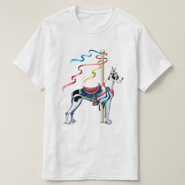 Camiseta Gran Dano Harlequin Carrusel (Diseño del anverso)