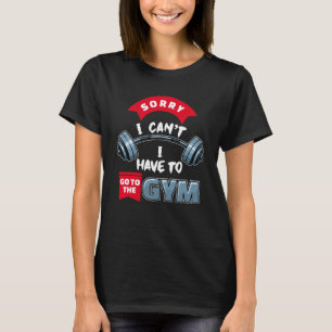 Camiseta Gran Declaración Fitness Dumbbell Gym Workout Body