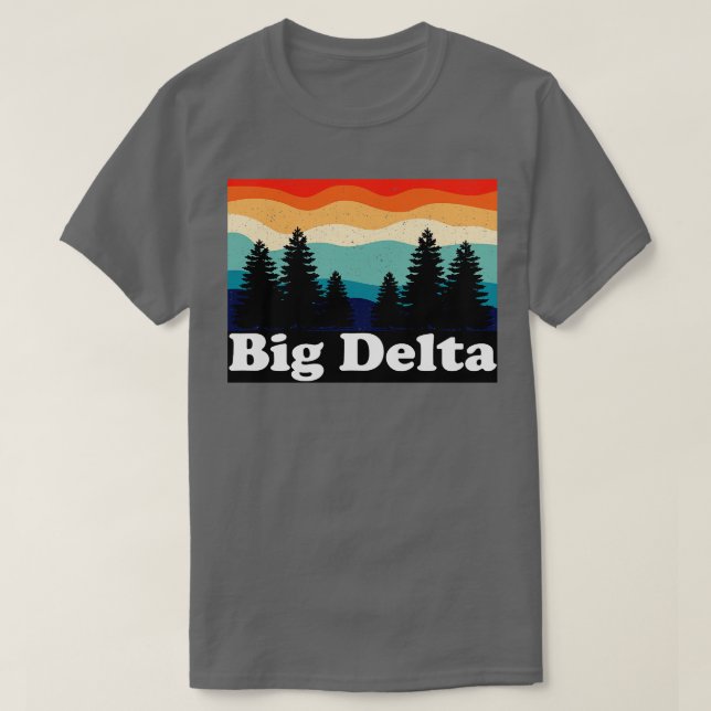 Camiseta Gran Delta Alaska Retro (Diseño del anverso)
