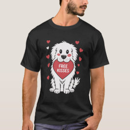 Camiseta Gran Día de San Valentín de perro de los Pirineos