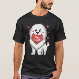 Camiseta Gran Día de San Valentín de perro de los Pirineos