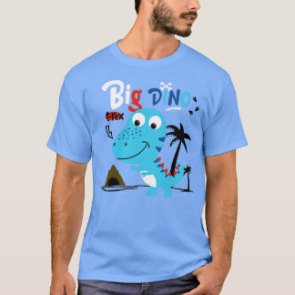 Camiseta gran dino t rex personalizado