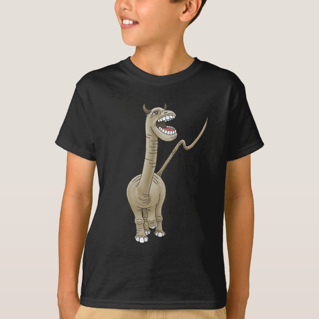 Camiseta Gran Dinosaurio Rugiente (Anverso)