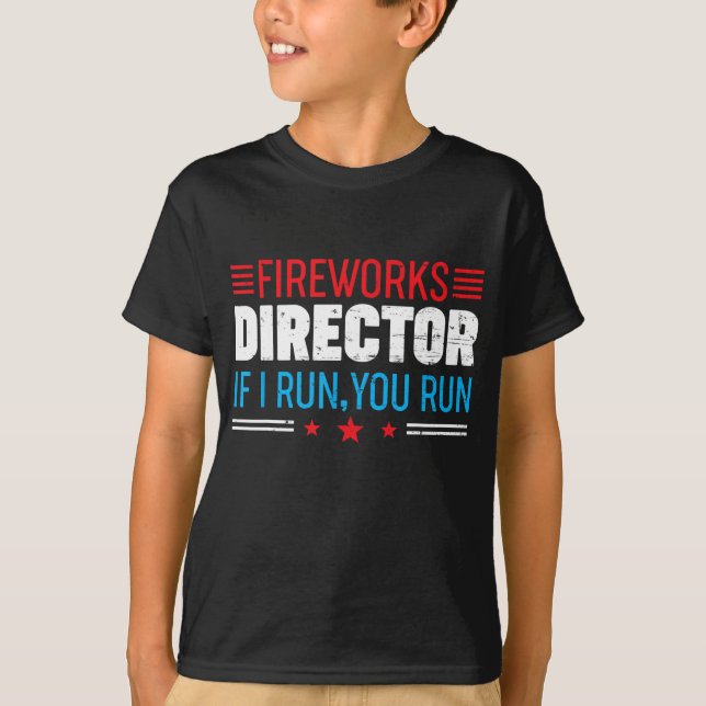 Camiseta Gran Director Americano De Fuegos Artificiales Si  (Anverso)