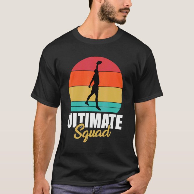 Camiseta Gran disco volador de escuadrón de Frisbee (Anverso)