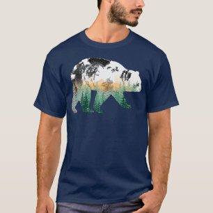 Camiseta Gran diseño de oso forestal Naturaleza Amor Premiu