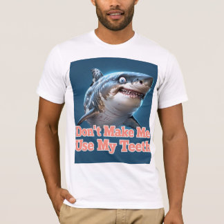 Camiseta Gran diseño divertido de tiburón blanco