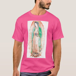 Camiseta Gran diseño mexicano de Virgen de Guadalupe