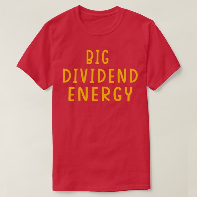 Camiseta Gran dividendo Energy Essential Classic TShirt (Diseño del anverso)