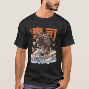 Camiseta Gran Dragón Sushi Negro