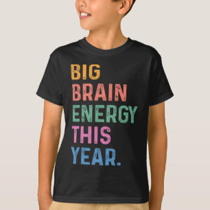Camiseta Gran Energía Cerebral Este Año Divertido De Regres