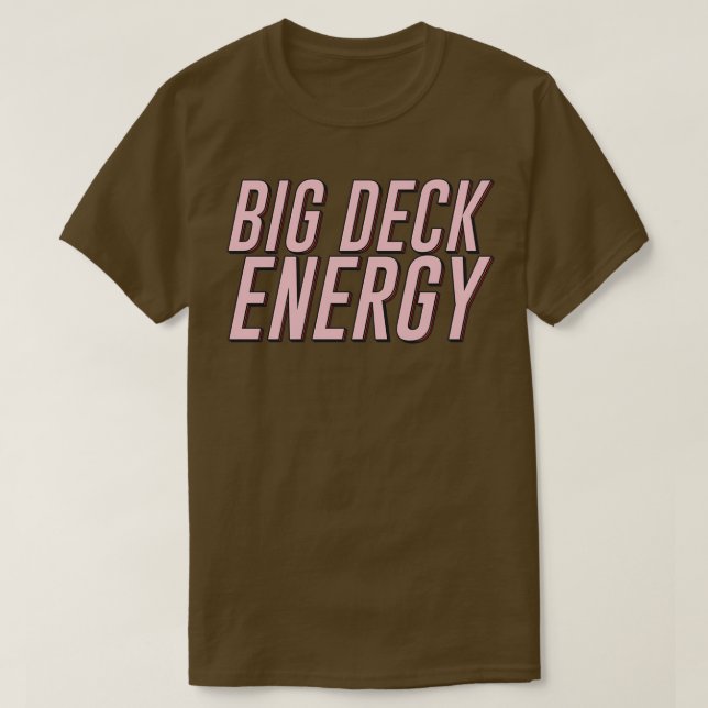 Camiseta Gran energía de decks (Diseño del anverso)