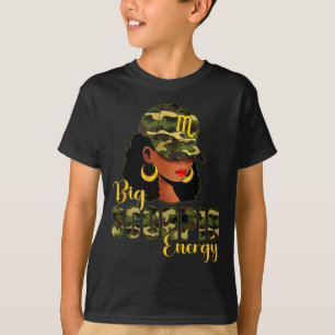 Camiseta Gran Energía de Escorpio Camuflaje Gorra de Mujer 