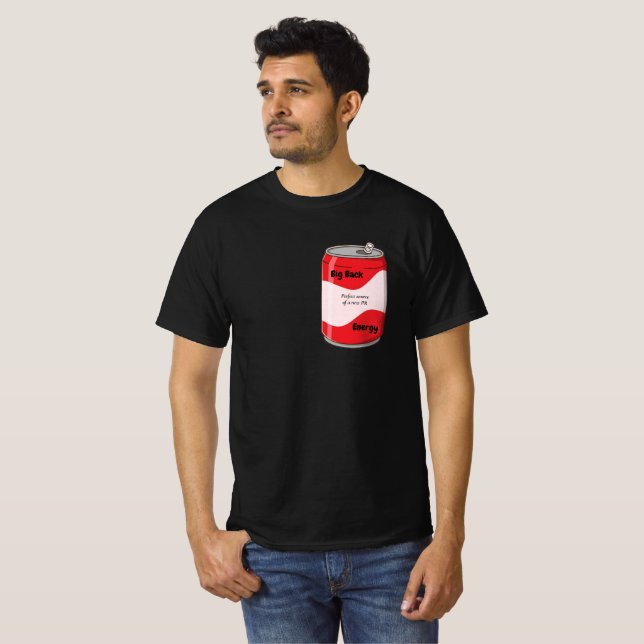 Camiseta Gran energía de espalda (Anverso completo)