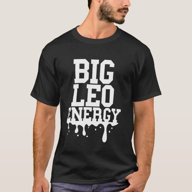 Camiseta Gran Energía De León Para Hombres Mujeres Nacimien (Anverso)