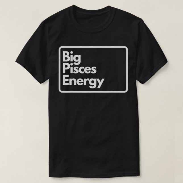 Camiseta Gran energía de Pisces (Diseño del anverso)