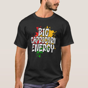 Camiseta Gran energía zoíaca de capricornio