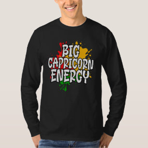Camiseta Gran energía zoíaca de capricornio
