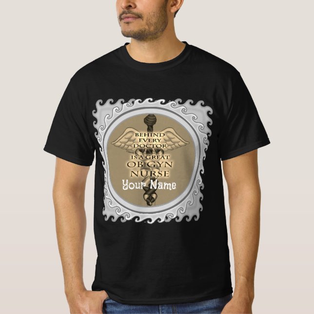 Camiseta Gran enfermera de OBGyn (Anverso)