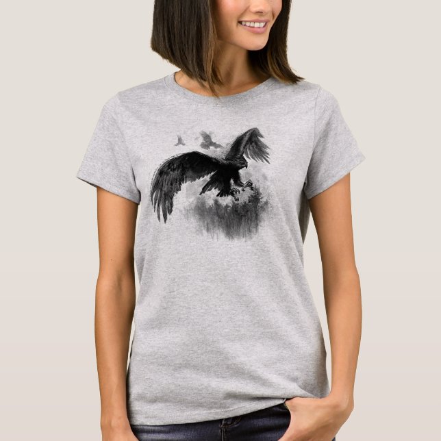 Camiseta Gran Esbozo de Águilas (Anverso)