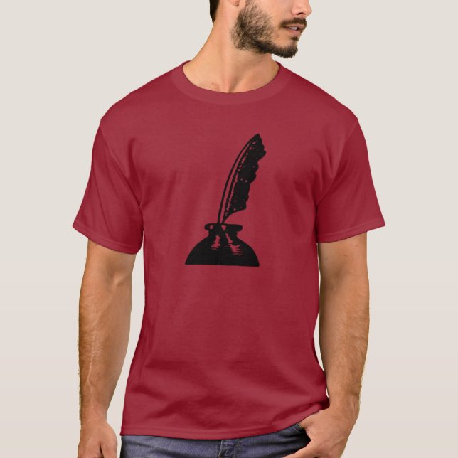 Camiseta Gran escritor o profesor Quill Pen (Anverso)