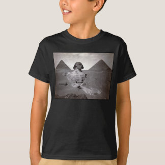 Camiseta Gran Esfinge y las pirámides de Giza Necrópolis Eg