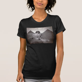 Camiseta Gran Esfinge y las pirámides de Giza Necrópolis Eg