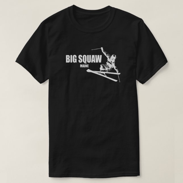 Camiseta Gran Esquiador de Maine Squaw (Diseño del anverso)
