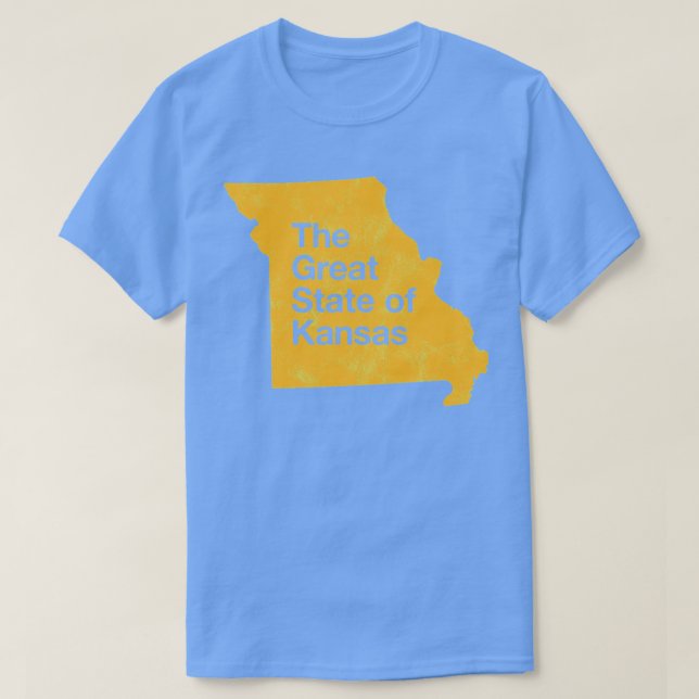 Camiseta Gran estado de kansas (Diseño del anverso)
