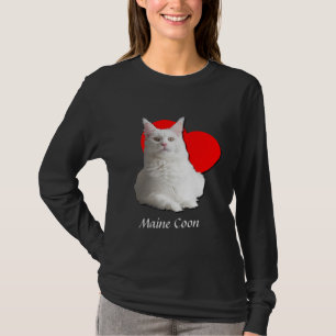 Camiseta Gran estadounidense de Maine Coon Cat de amor Mogg