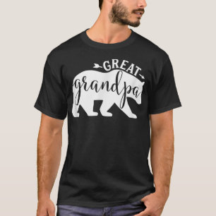Camiseta Gran familia del abuelo del oso abuelo Tee
