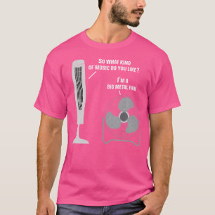 Camiseta Gran fan de la música Metalizado Gran fan Metaliza