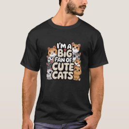 Camiseta Gran fan de los gatos lindos