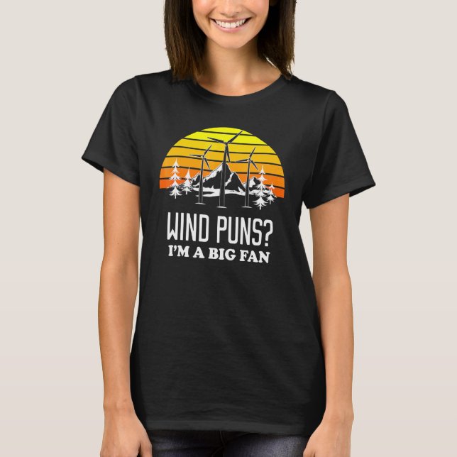 Camiseta Gran Fan Pun Wind Turbine Technician (Anverso)